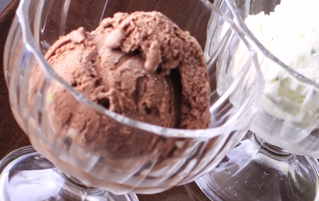 Sorvete de Chocolate Amargo