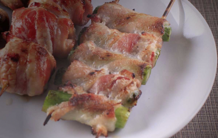 Aspargo com Bacon