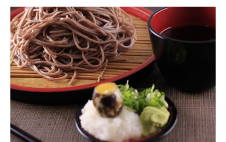 Zaru Soba com Tempurá de Camarão