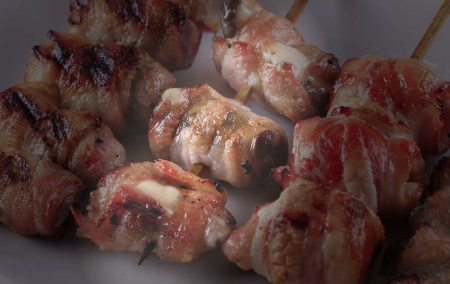 Shimeji com Bacon
